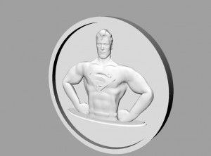 Медаль супермену