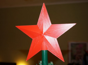Звезда на елку в стиле СССР