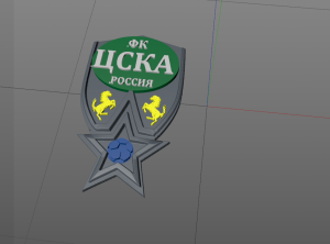 Импровизированный логотип ФК ЦСКА