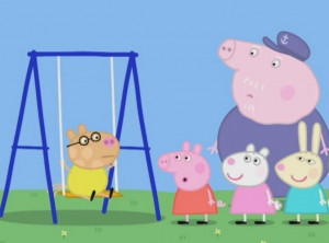 Диорама из мультфильма "Peppa Pig"