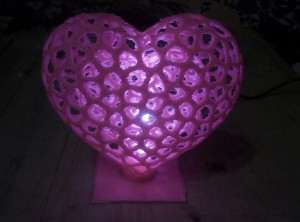Ночник 3D сердце. 