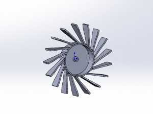 Крыльчатка вентилятора охлаждения ноутбука ACER