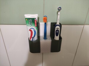 Подставка под пасту и зубную щетку