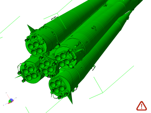 Модель ракеты Восток-1