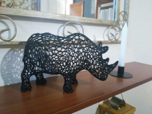Носорог в стиле "вороной"
