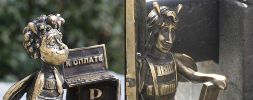 Еще две мини-скульптуры установлены в столице Крыма⁠⁠