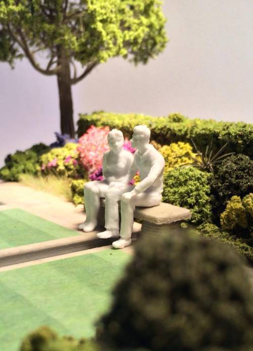 Первая в мире выставка миниатюрных 3D-печатных садов