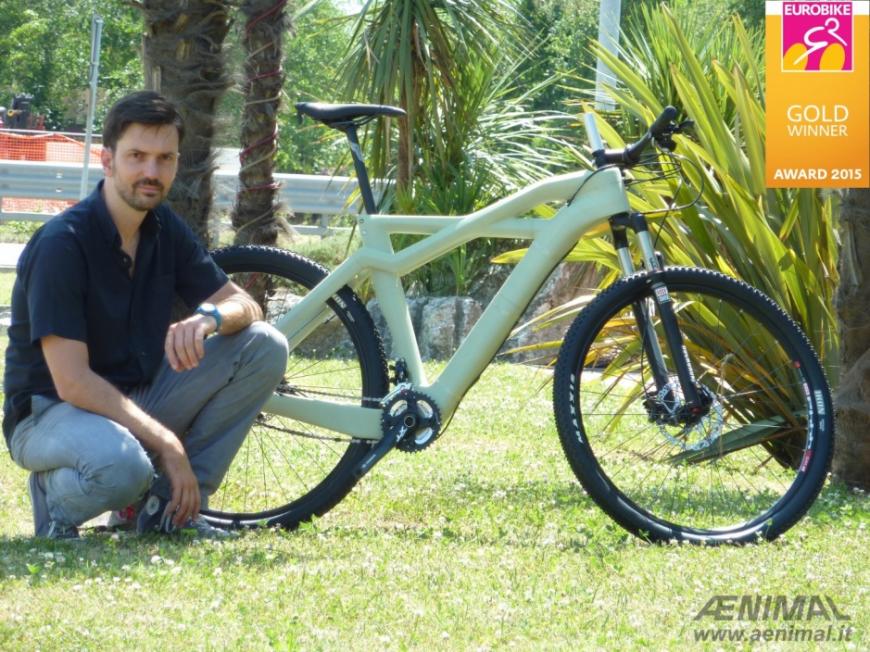 Горный велосипед с 3D-печатной рамой получил золотую награду на выставке Eurobike – 2015
