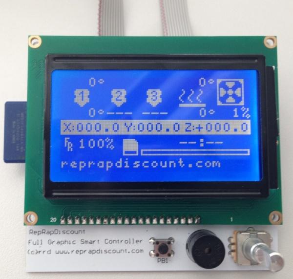 помогите подружить RepRapDiscount FULL GRAPHIC Smart Controller с клавиатурой