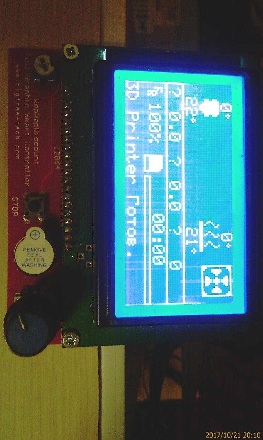 LCD 12864 + RAMPS проблема с контрастностью при питании от БП