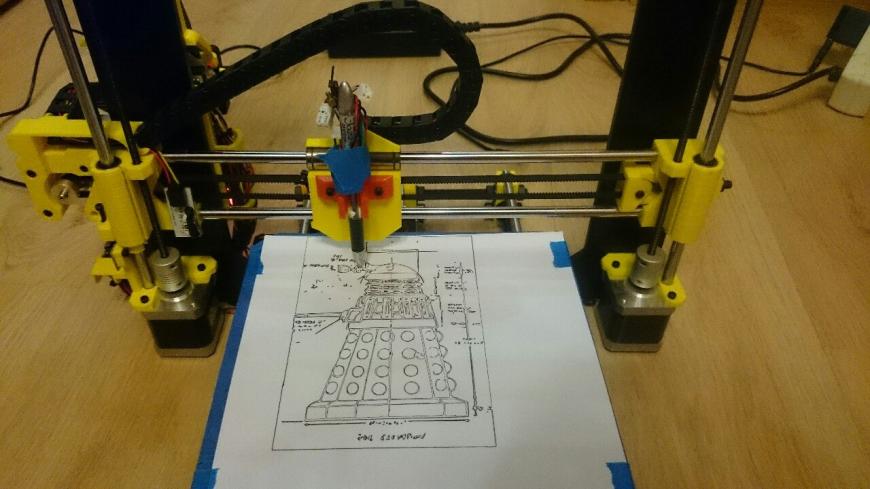 Рисование на 3D-принтере или Гефест примеряет берет Пикассо