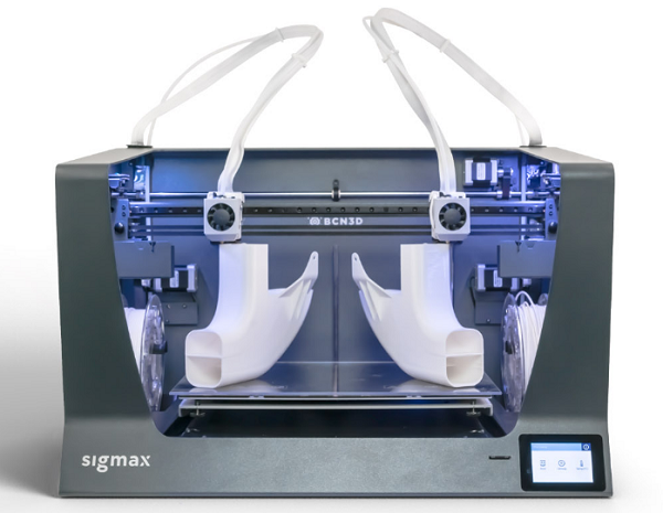 BCN3D предлагает настольный 3D-принтер Sigmax с раздельными печатающими головками