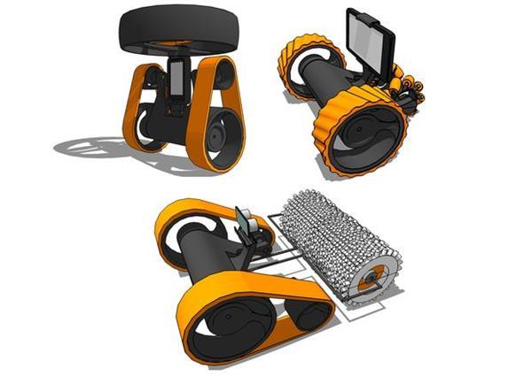 DriveMyPhone: 3D-печатное концептуальное транспортное средство, способное перемещаться по земле, воде и воздуху