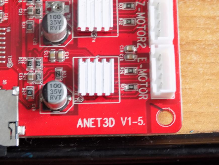 Замена разъема питания экструдера Anet A8 на плате ANET3D V1-5