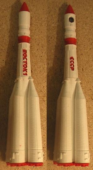 Разборная модель ракеты Восток-1