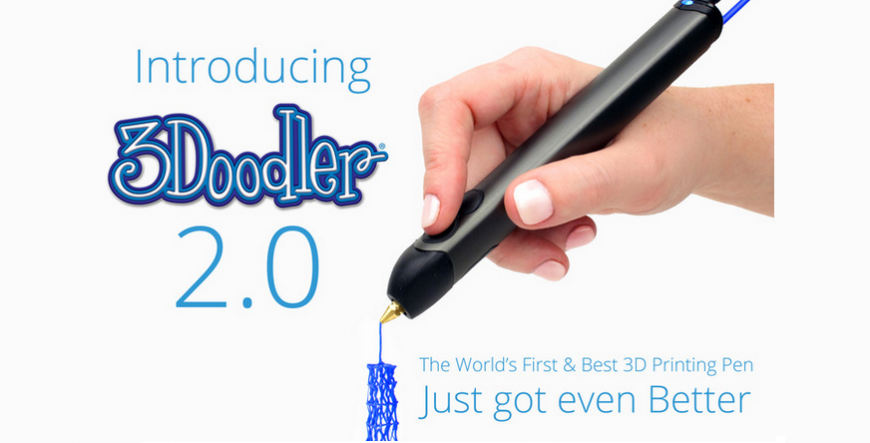 Компания WobbleWorks снова сделала это: 3Doodler 2.0 собрала 1 миллион долларов на Kickstarter