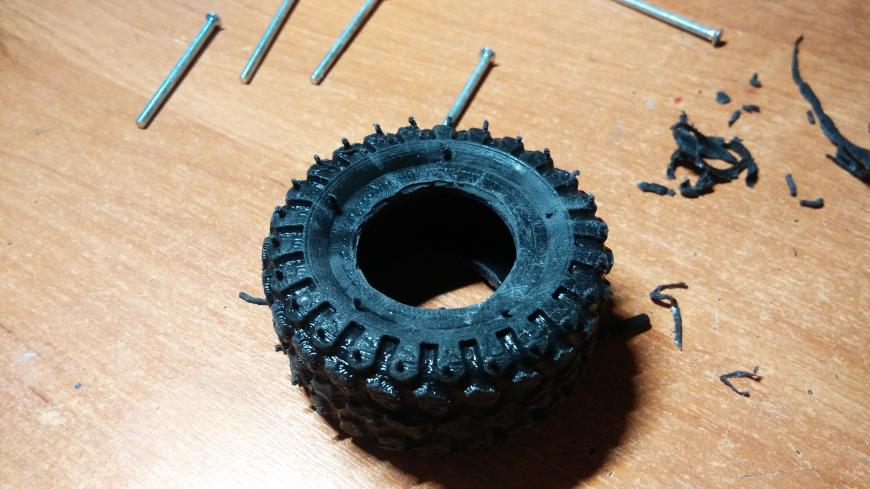 3D принтер в создании шин.