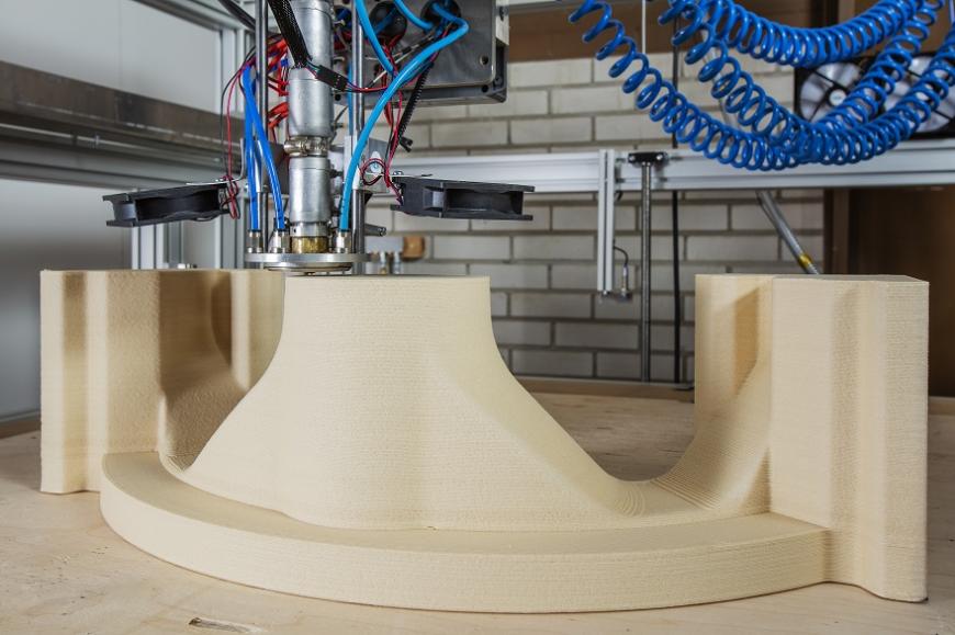 UPM демонстрирует 3D-печать биокомпозитом на основе целлюлозы