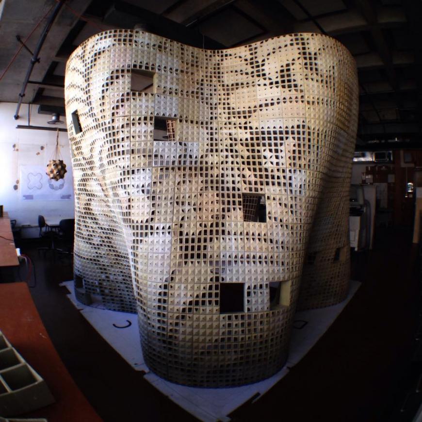 Калифорнийский архитектор cоздал с помощью 3D-печати самый большой в мире павильон высотой 274 см