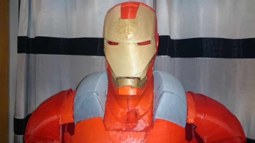 На изготовление костюма Железного человека потребовалось 32 кг филамента