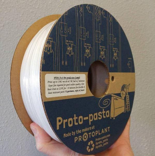 ProtoPlant предлагает филамент для 3D-печати Proto-pasta HTPLA v3