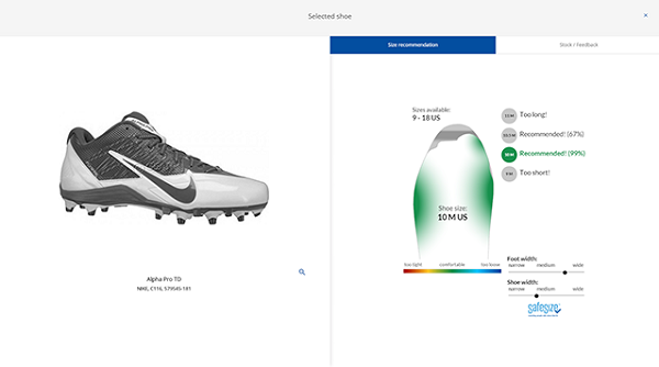 Атлеты NFL будут подбирать идеальную обувь с помощью 3D-сканеров Hewlett Packard FitStation