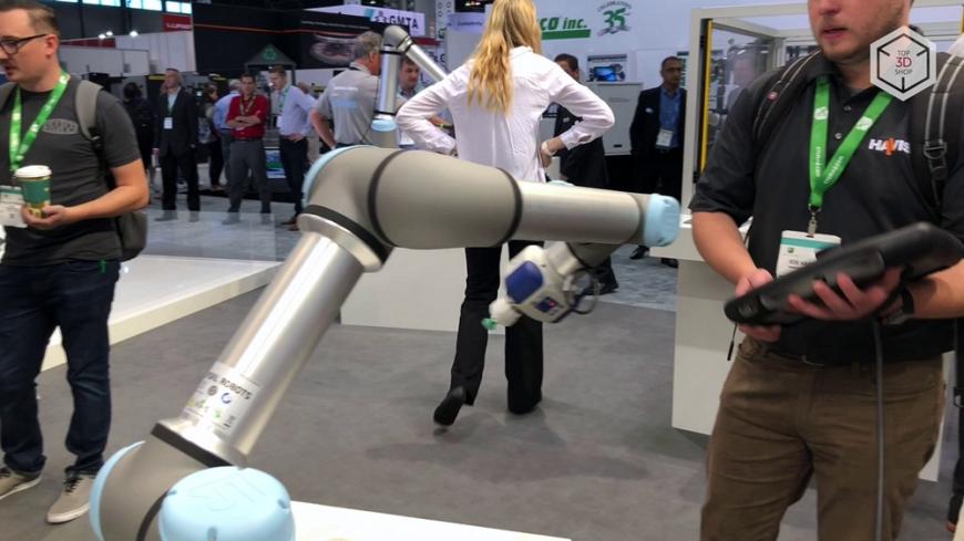Коллаборативные роботы Universal Robots на выставке IMTS 2018 в Чикаго