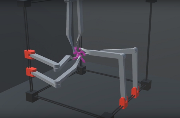 3D-принтер на основе параллельного робота по схеме «Tripteron»