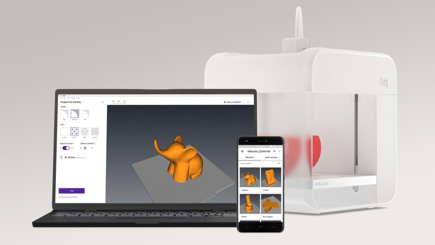Встречайте Witbox Go! Первый в мире 3D-принтер на  OS Android