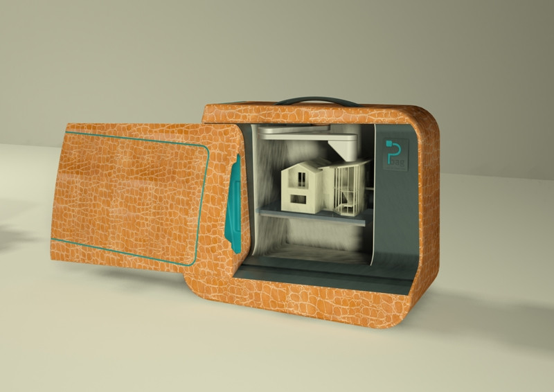 Портативный 3D-принтер Pbag с автономным питанием