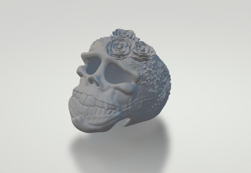 все становится ART даже череп, 3D-печать его инструмент