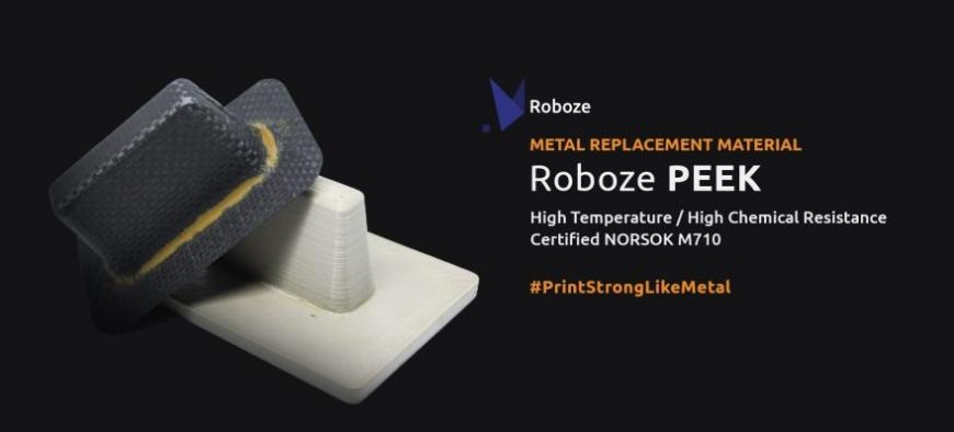 Roboze предлагает модернизированные 3D-принтеры для печати конструкционными термопластами