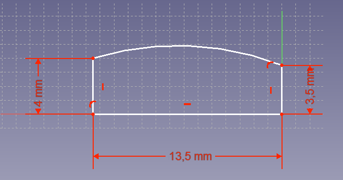 Моделирование выпуклостей и впадин на криволинейной поверхности.