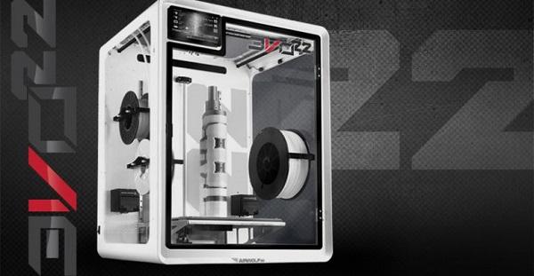 Airwolf предлагает крупноформатные настольные 3D-принтеры EVO 22