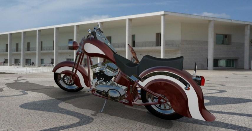 Белорусский студент создал 3D-модель Harley-Davidson