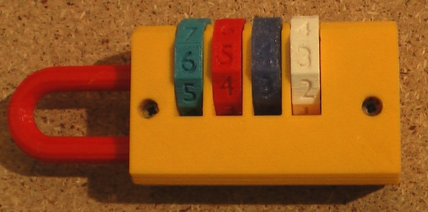Кодовый замок - развивающая игрушка для детей
