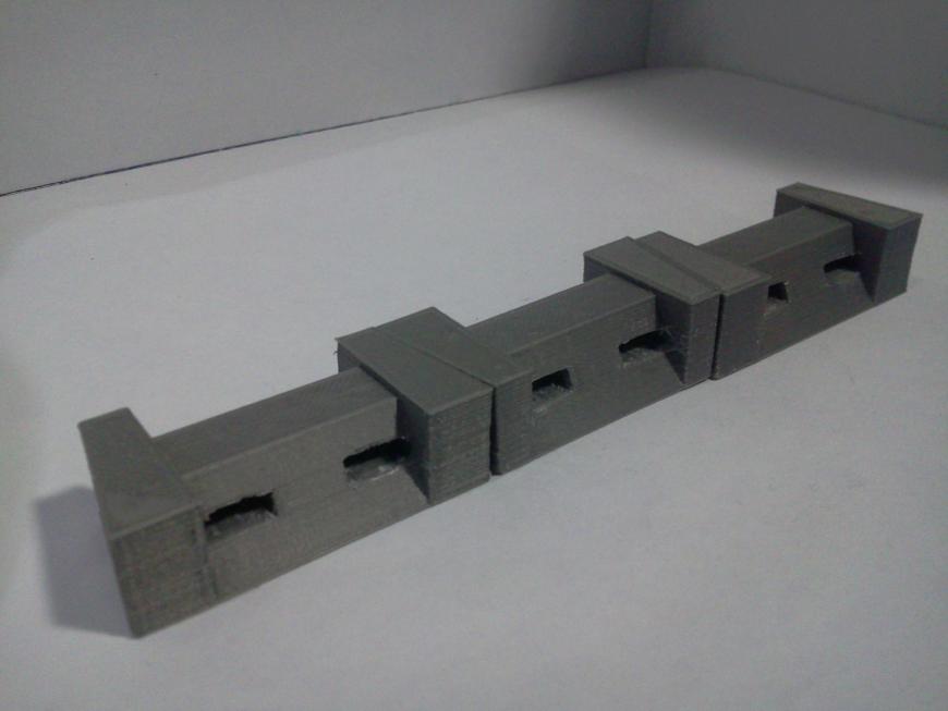 Террейн для варгейма (4): бетонная баррикада из AT-43 и противотанковый ёж тетрапод