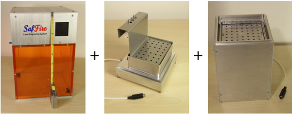 Модульная система SafFire сочетает функции стереолитографического принтера и лазерного гравера