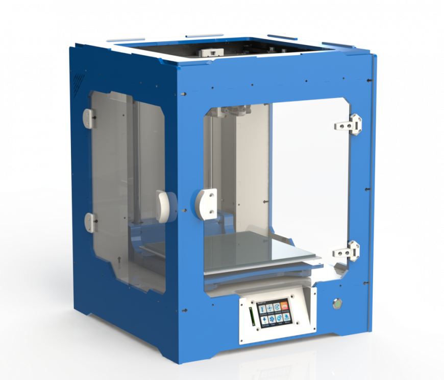 3D-принтер на рельсах Z-HELIX-MINI, инструкция по самостоятельной сборке, файлы.