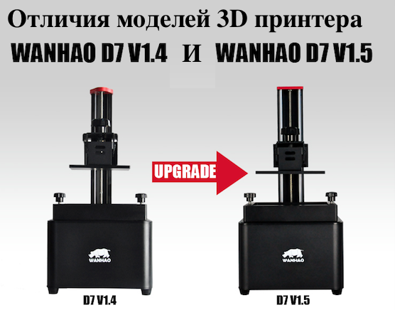 3D принтер Wanhao D7 версия 1.5 и его отличия от версии 1.4