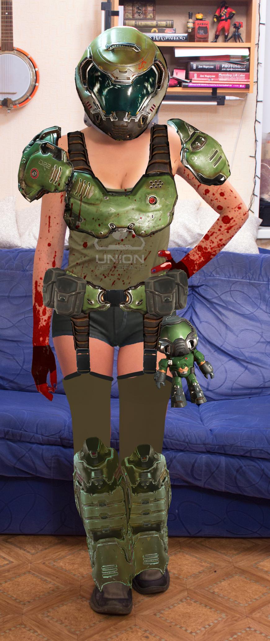 Создание косплейного костюма по игре Doom. Часть 1