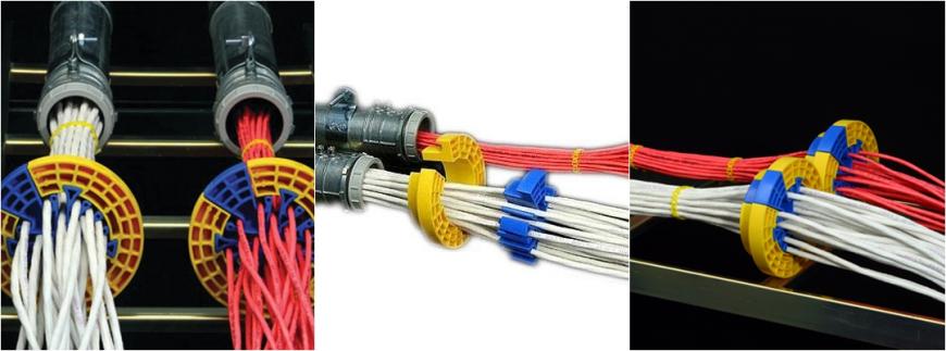 Устройство для прокладки кабелей. Cable Comb for Cable Management.