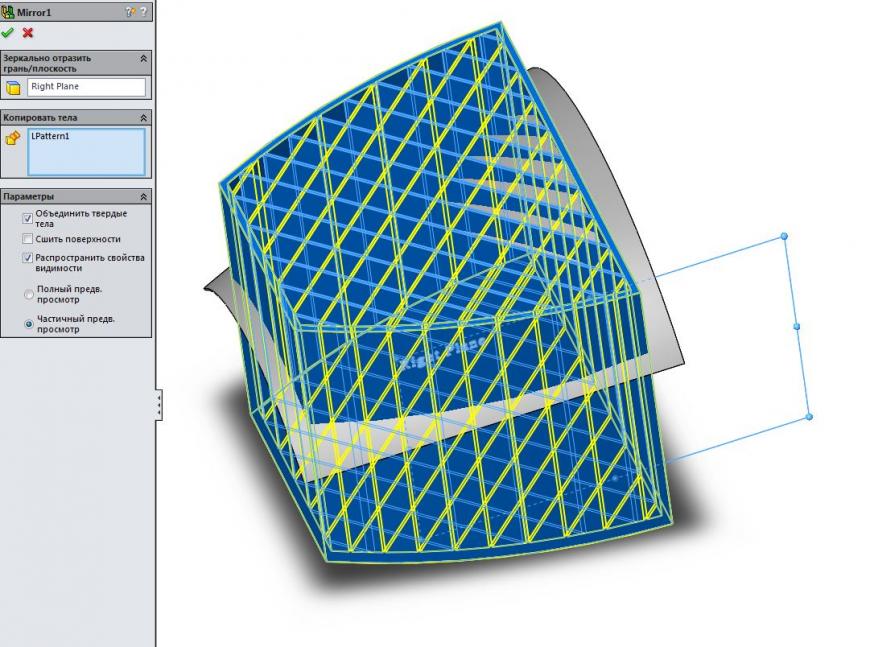 3D моделирование в SolidWorks 2014. Часть 7.