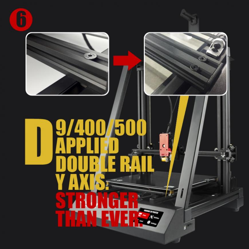 3D принтер Wanhao Duplicator 9/300, 9/400, 9/500 - 12 изменений в модификации MK2