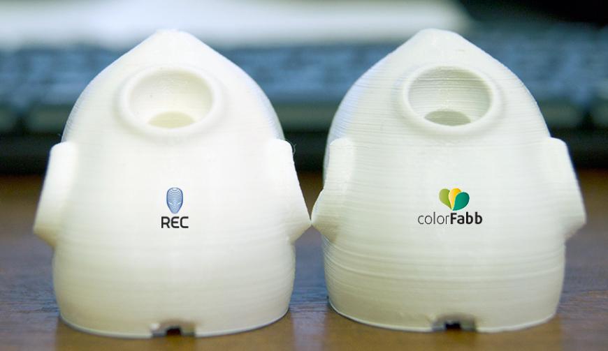 PLA-пластик 'REC' - наш ответ Европе или беда 'молочного' пластика 'Сolorfabb'!??
