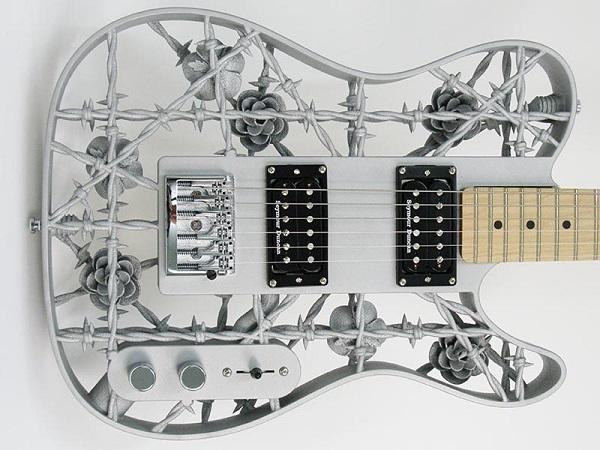 3D-печатная алюминиевая гитара Олафа Дигеля