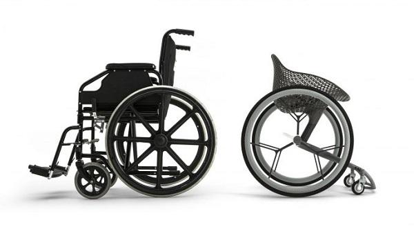 Бенджамин Хьюберт создает элегантные 3D-печатные инвалидные коляски