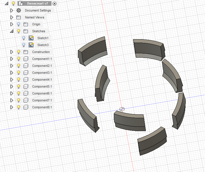 Autodesk Fusion360. Нахожусь в процессе изготовления заглушки на диск колеса. Часть1.