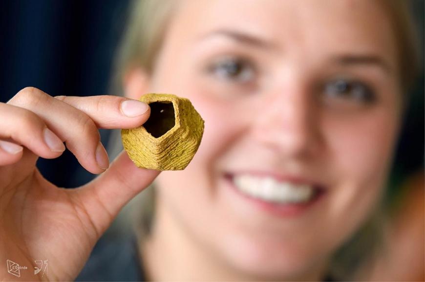 Нидерландский дизайнер превращает пищевые отходы в 3D-печатные крекеры