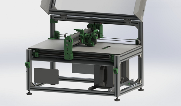 Голландский инженер поделился чертежами самодельного струйно-порошкового 3D-принтера